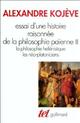  Achetez le livre d'occasion Essai d'une histoire raisonnée de la philosophie païenne Tome III de Alexandre Kojève sur Livrenpoche.com 