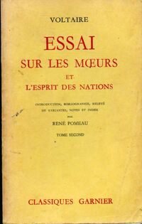  Achetez le livre d'occasion Essai sur les moeurs et l'esprit des nations de Voltaire sur Livrenpoche.com 