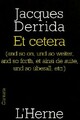  Achetez le livre d'occasion Et cetera... de Jacques Derrida sur Livrenpoche.com 