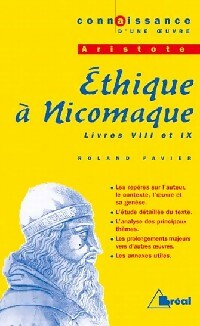 Achetez le livre d'occasion Ethique à Nicomaque (Livres VIII à IX sur l'amitié) de Aristote sur Livrenpoche.com 