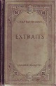  Achetez le livre d'occasion Extraits de François René Chateaubriand sur Livrenpoche.com 