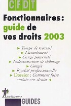  Achetez le livre d'occasion Fonctionnaires : guide de vos droits 2003 sur Livrenpoche.com 
