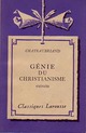  Achetez le livre d'occasion Génie du Christianisme (extraits) de François René Chateaubriand sur Livrenpoche.com 