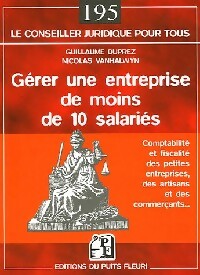  Achetez le livre d'occasion Gérer une entreprise de moins de 10 salariés de Nicolas Duprez sur Livrenpoche.com 
