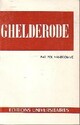 Achetez le livre d'occasion Ghelderode de Pol Vandromme sur Livrenpoche.com 