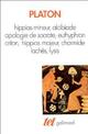  Achetez le livre d'occasion Hippias mineur / Alcibiade / Apologie de Socrate / Euthyphron / Criton / Hippias majeur / Charmide / Lachès / Lysis de Platon sur Livrenpoche.com 