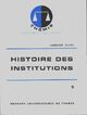 Achetez le livre d'occasion Histoire des institutions Tome V : Le XIXe siècle de Jacques Ellul sur Livrenpoche.com 