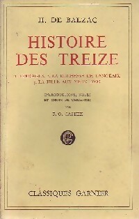  Achetez le livre d'occasion Histoire des treize : Ferragus / La duchesse de Langeais / La fille aux yeux d'or de Honoré De Balzac sur Livrenpoche.com 