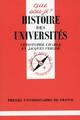 Achetez le livre d'occasion Histoire des universités de Jacques Verger sur Livrenpoche.com 