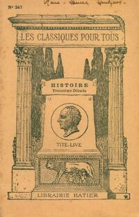  Achetez le livre d'occasion Histoire romaine 3e décade extraits de Tite-Live sur Livrenpoche.com 