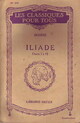  Achetez le livre d'occasion Iliade (chants I à VI) de Homère sur Livrenpoche.com 