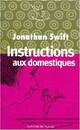  Achetez le livre d'occasion Instructions aux domestiques de Jonathan Swift sur Livrenpoche.com 