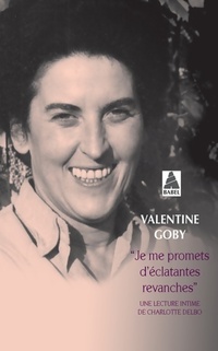  Achetez le livre d'occasion Je te promets d'éclatantes revanches de Valentine Goby sur Livrenpoche.com 