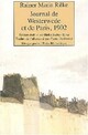  Achetez le livre d'occasion Journal de Westerwede et de Paris, 1902 de Rainer Maria Rilke sur Livrenpoche.com 