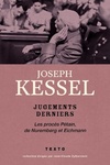  Achetez le livre d'occasion Jugements derniers : Le procès Pétain de Nuremberg et Eichmann sur Livrenpoche.com 