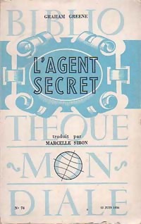  Achetez le livre d'occasion L'agent secret de Graham Greene sur Livrenpoche.com 