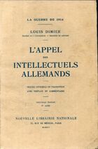  Achetez le livre d'occasion L'appel des intellectuels allemands sur Livrenpoche.com 