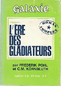  Achetez le livre d'occasion L'ère des gladiateurs de Frederik Kornbluth sur Livrenpoche.com 