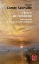  Achetez le livre d'occasion L'esprit de l'athéisme de André Comte-Sponville sur Livrenpoche.com 