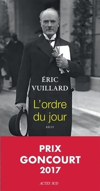  Achetez le livre d'occasion L'ordre du jour de Eric Vuillard sur Livrenpoche.com 