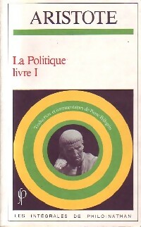  Achetez le livre d'occasion La Politique, Livre I de Aristote sur Livrenpoche.com 