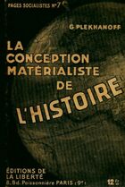  Achetez le livre d'occasion La conception matérialiste de l'histoire sur Livrenpoche.com 