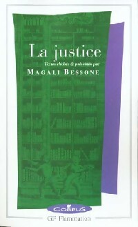  Achetez le livre d'occasion La justice de Magali Bessone sur Livrenpoche.com 