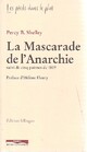  Achetez le livre d'occasion La mascarade de l'anarchie de Percy Bysshe Shelley sur Livrenpoche.com 