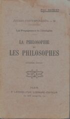 Achetez le livre d'occasion La philosophie et les philosophes sur Livrenpoche.com 
