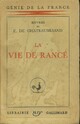  Achetez le livre d'occasion La vie de Rancé de François René Chateaubriand sur Livrenpoche.com 