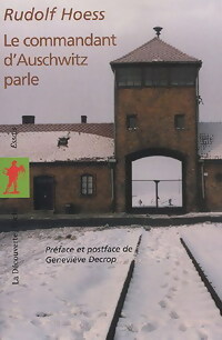  Achetez le livre d'occasion Le commandant d'Auschwitz parle de Rudolf Hoess sur Livrenpoche.com 