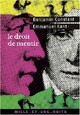  Achetez le livre d'occasion Le droit de mentir de Emmanuel Kant sur Livrenpoche.com 