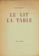  Achetez le livre d'occasion Le lit la table de Paul Eluard sur Livrenpoche.com 