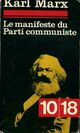  Achetez le livre d'occasion Le manifeste du parti communiste de Friedrich Engels sur Livrenpoche.com 