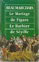  Achetez le livre d'occasion Le mariage de Figaro / Le barbier de Séville de Beaumarchais sur Livrenpoche.com 