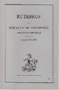  Achetez le livre d'occasion Le miracle de Théophile de Rutebeuf sur Livrenpoche.com 