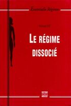 Achetez le livre d'occasion Le régime dissocié sur Livrenpoche.com 