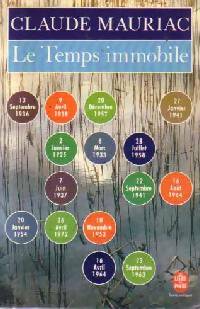  Achetez le livre d'occasion Le temps immobile de Claude Mauriac sur Livrenpoche.com 