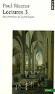  Achetez le livre d'occasion Lectures Tome III de Paul Ricoeur sur Livrenpoche.com 