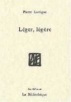  Achetez le livre d'occasion Leger, légère sur Livrenpoche.com 