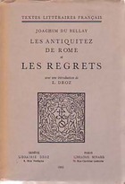  Achetez le livre d'occasion Les antiquités de Rome / Les regrets sur Livrenpoche.com 