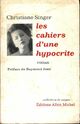  Achetez le livre d'occasion Les cahiers d'une hypocrite de Christiane Singer sur Livrenpoche.com 
