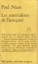  Achetez le livre d'occasion Les matérialismes de l'antiquité de Paul Nizan sur Livrenpoche.com 