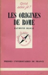  Achetez le livre d'occasion Les origines de Rome de Robert Bloch sur Livrenpoche.com 