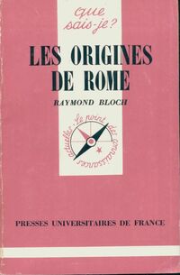  Achetez le livre d'occasion Les origines de Rome de Robert Bloch sur Livrenpoche.com 
