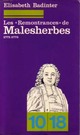  Achetez le livre d'occasion Les remontrances de Malesherbes, 1771-1775 de Elisabeth Badinter sur Livrenpoche.com 