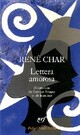  Achetez le livre d'occasion Lettera amorosa de René Char sur Livrenpoche.com 