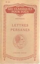  Achetez le livre d'occasion Lettres persanes (extraits) de Charles De Montesquieu sur Livrenpoche.com 