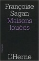  Achetez le livre d'occasion Maisons louées de Françoise Sagan sur Livrenpoche.com 