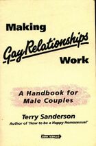  Achetez le livre d'occasion Making gay relationships work : A handbook for male couples sur Livrenpoche.com 